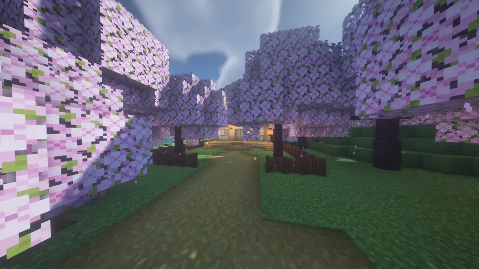 Yapon bog'i — Minecraft xarita, rasm 5