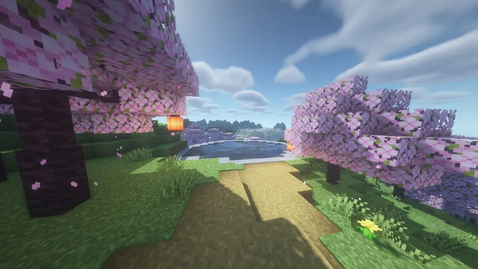 Yapon bog'i — Minecraft xarita, rasm 7