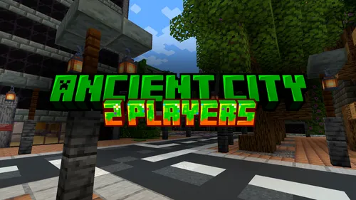 Tashlandiq shahar (2 o'yinchi) — Minecraft xarita, rasm 1