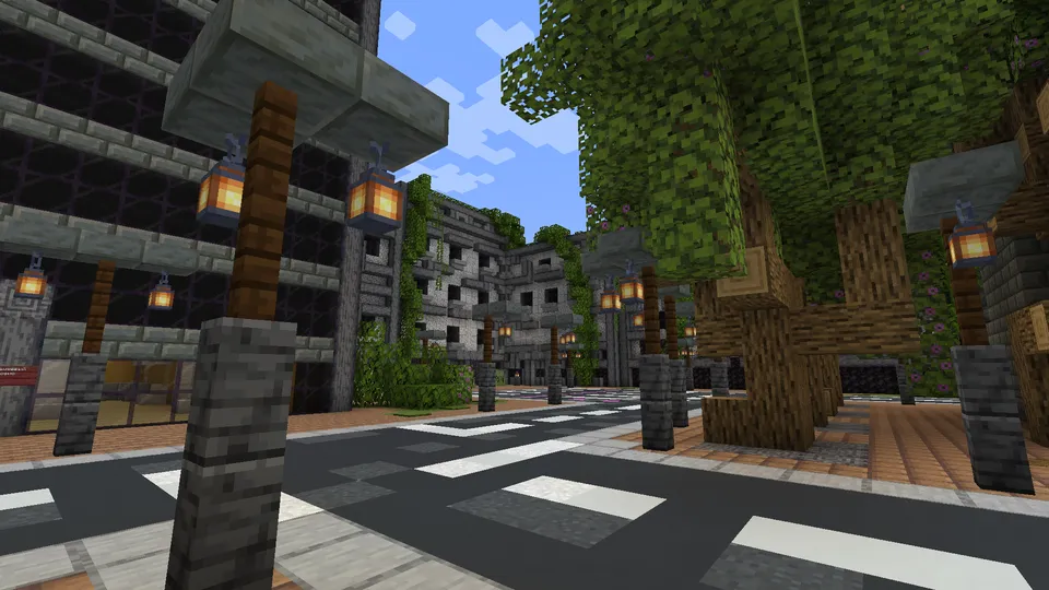 Tashlandiq shahar (2 o'yinchi) — Minecraft xarita, rasm 2