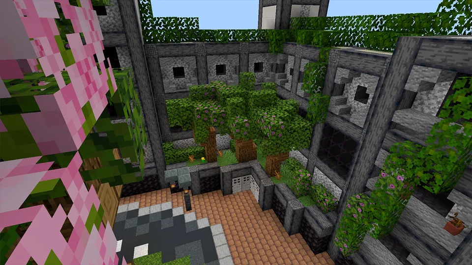 Tashlandiq shahar (2 o'yinchi) — Minecraft xarita, rasm 7