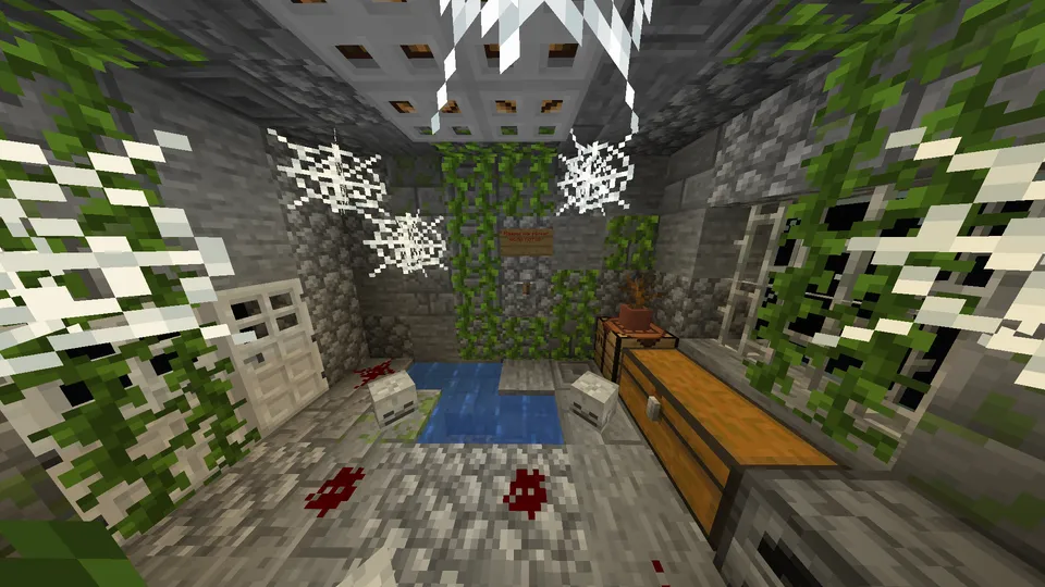 Tashlandiq jinnixonadan qochish — Minecraft xarita, rasm 4