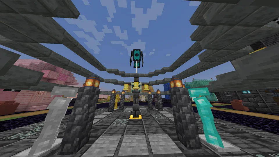 Cross-Seraphim Village — Minecraft xarita, rasm 2