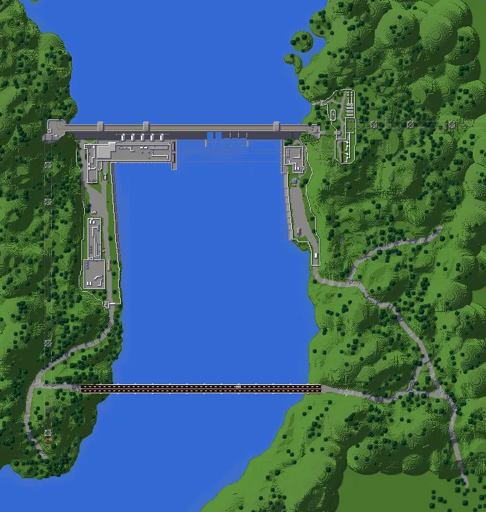 Krasnoyarsk GES — Minecraft xarita, rasm 2