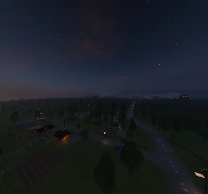 Stansiyali qishloq — Minecraft xarita, rasm 1