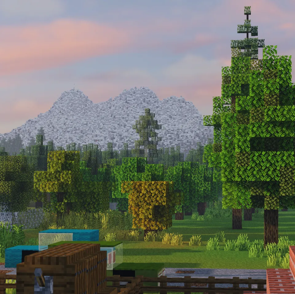 Stansiyali qishloq — Minecraft xarita, rasm 3