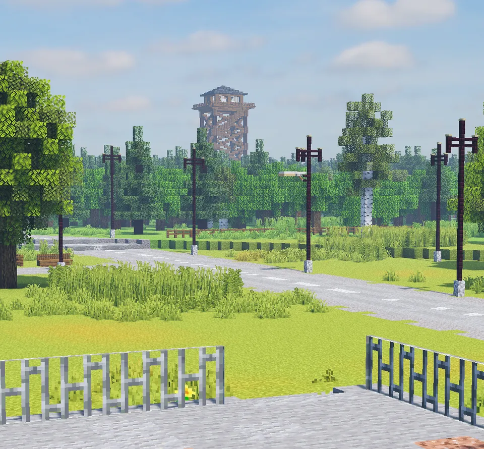 Stansiyali qishloq — Minecraft xarita, rasm 7