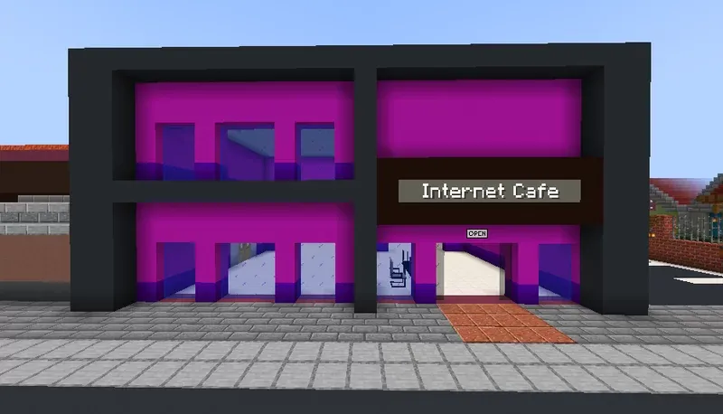 Internet Cafe Simulator 2 — Minecraft xarita, rasm 2