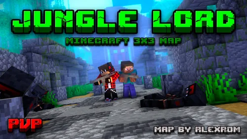 Jungle Lord - 3x3 PVP — Minecraft xarita, rasm 1