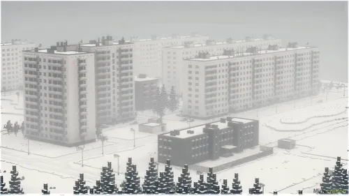 Sovet Moskvasi 1963-yil — Minecraft xarita, rasm 1