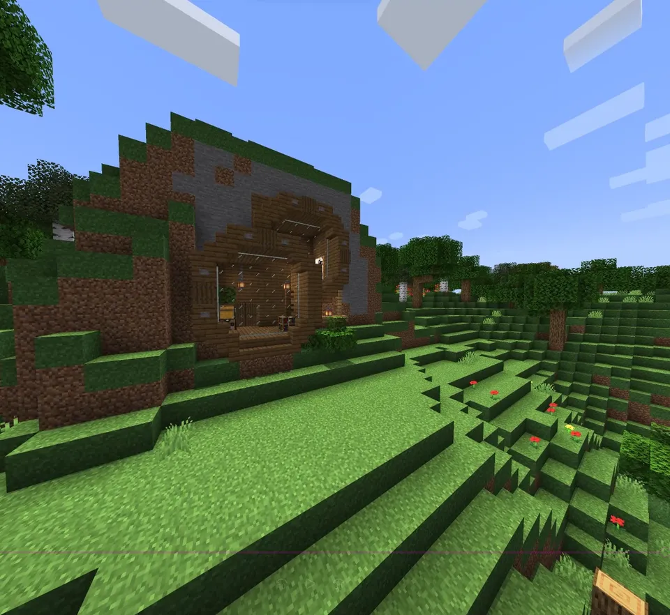 Mexanizmli tog' uyi — Minecraft xarita, rasm 6