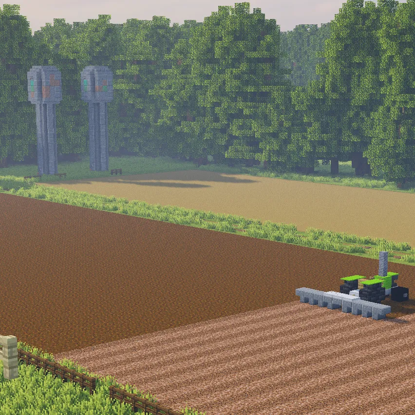 Shahar atrofi hududi — Minecraft xarita, rasm 4