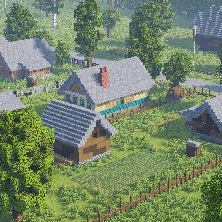 Shahar atrofi hududi — Minecraft xarita, rasm 5