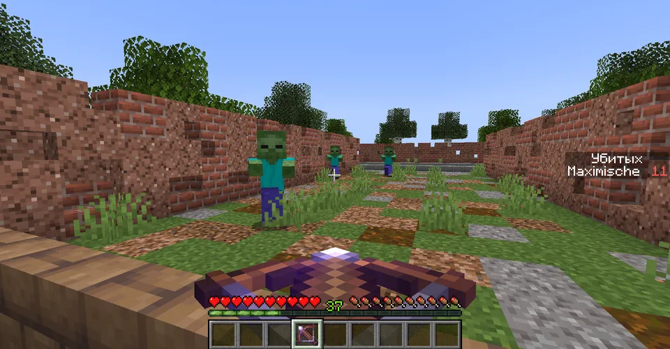 Zombi qamali — Minecraft xarita, rasm 3