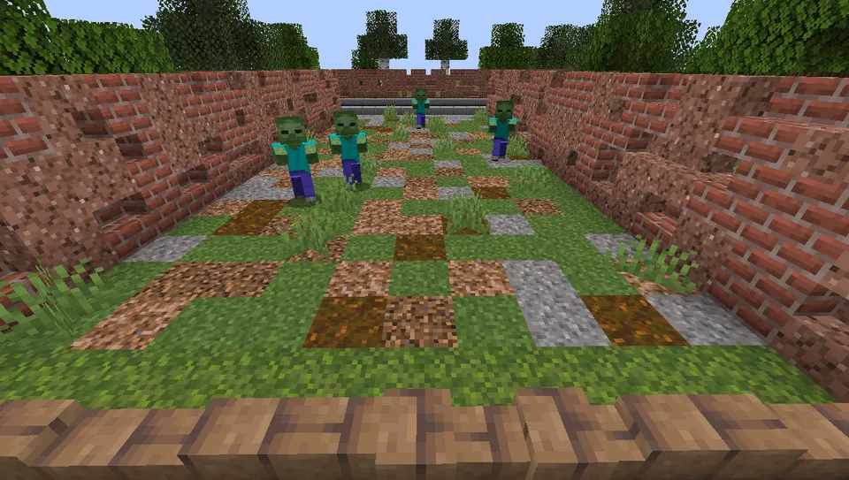 Zombi qamali — Minecraft xarita, rasm 5