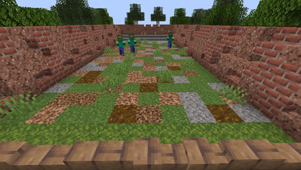 Zombi qamali — Minecraft xarita, rasm 6