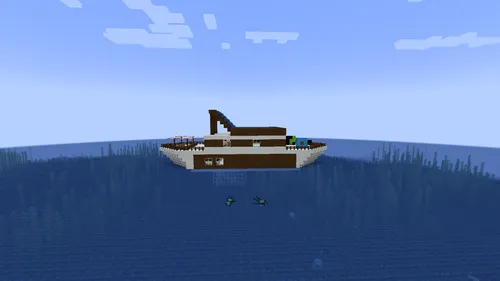 Zamonaviy yaxta — Minecraft xarita, rasm 1