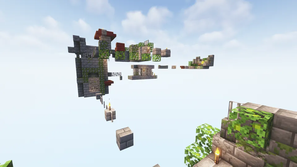 Jungle Parkour — Minecraft xarita, rasm 2