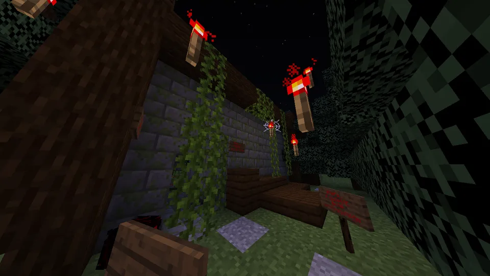 Dahshatli tun — Minecraft xarita, rasm 6