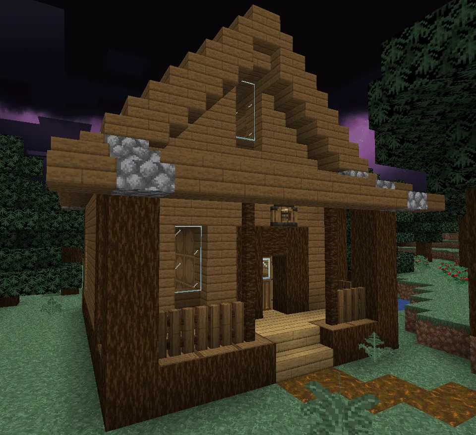 O'rmondagi uy — Minecraft xarita, rasm 3