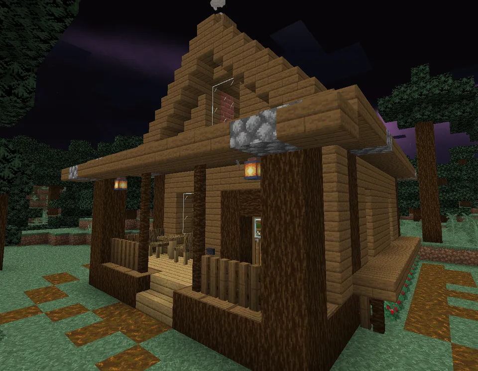 O'rmondagi uy — Minecraft xarita, rasm 4