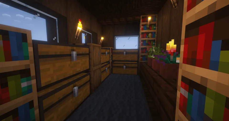 Qora eman daraxtidan uy — Minecraft xarita, rasm 5