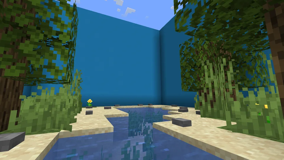 Find the button Forest — Minecraft xarita, rasm 3