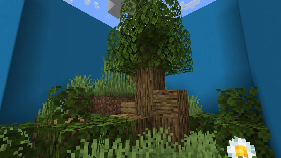 Find the button Forest — Minecraft xarita, rasm 4
