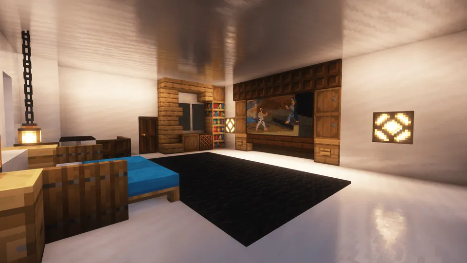 Tog'dagi zamonaviy uy — Minecraft xarita, rasm 6