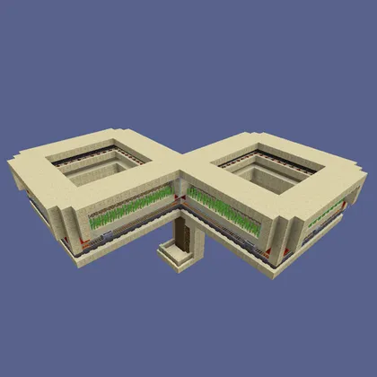 Avto-shakar fermasi mexanizmi — Minecraft xarita, rasm 1