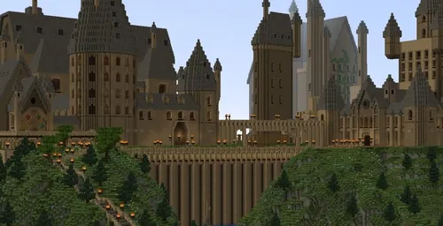 Hogwarts — Minecraft xarita, rasm 1