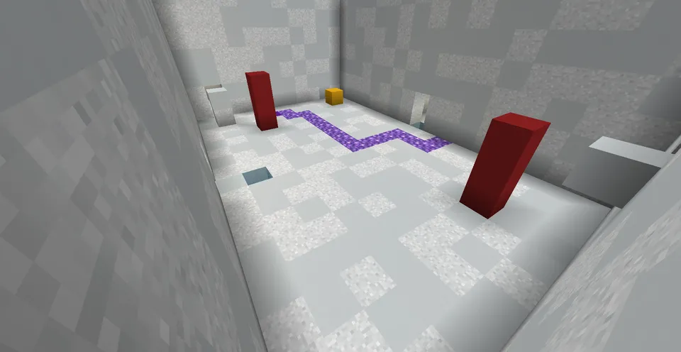Sariq harakatlanuvchi blok II: chiqish — Minecraft xarita, rasm 2