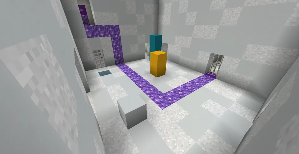Sariq harakatlanuvchi blok II: chiqish — Minecraft xarita, rasm 5