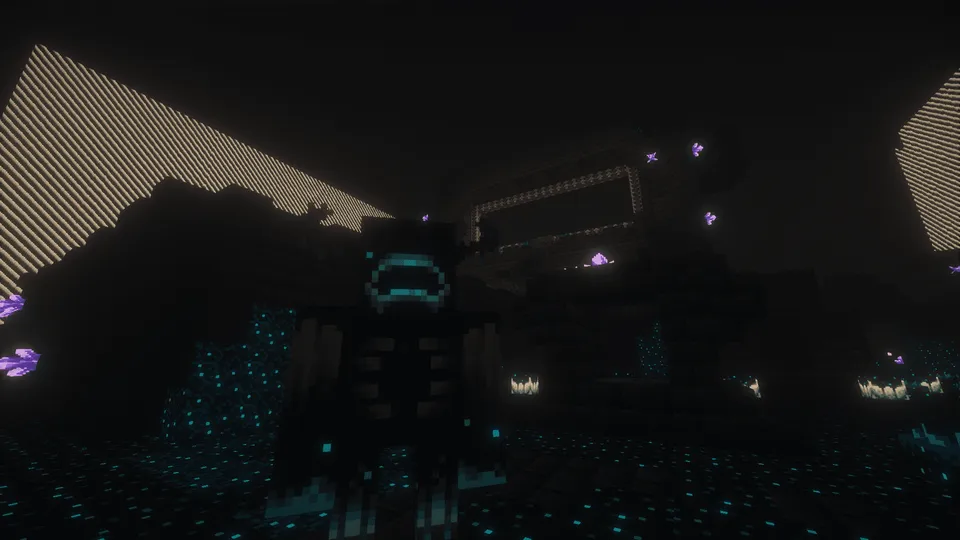 Warden'dan yashirinish — Minecraft xarita, rasm 2