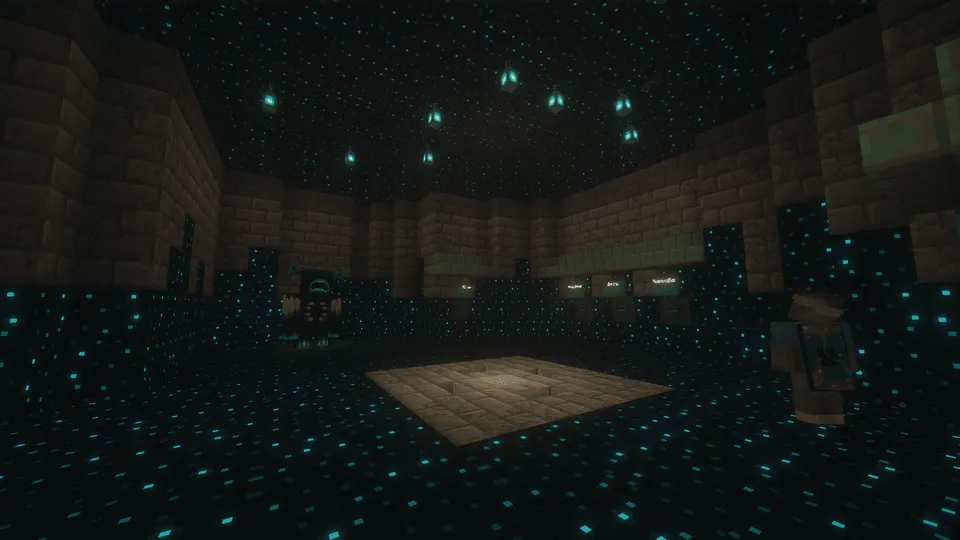 Warden'dan yashirinish — Minecraft xarita, rasm 4