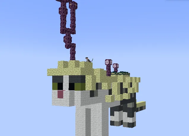 Mushuklarda yashab qolish — Minecraft xarita, rasm 2