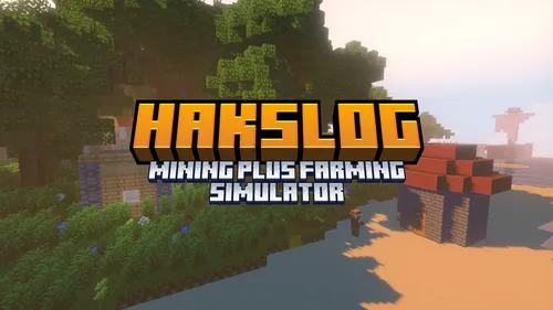 Hakslog: Mining + Fermerlik Simulyatori — Minecraft xarita, rasm 1
