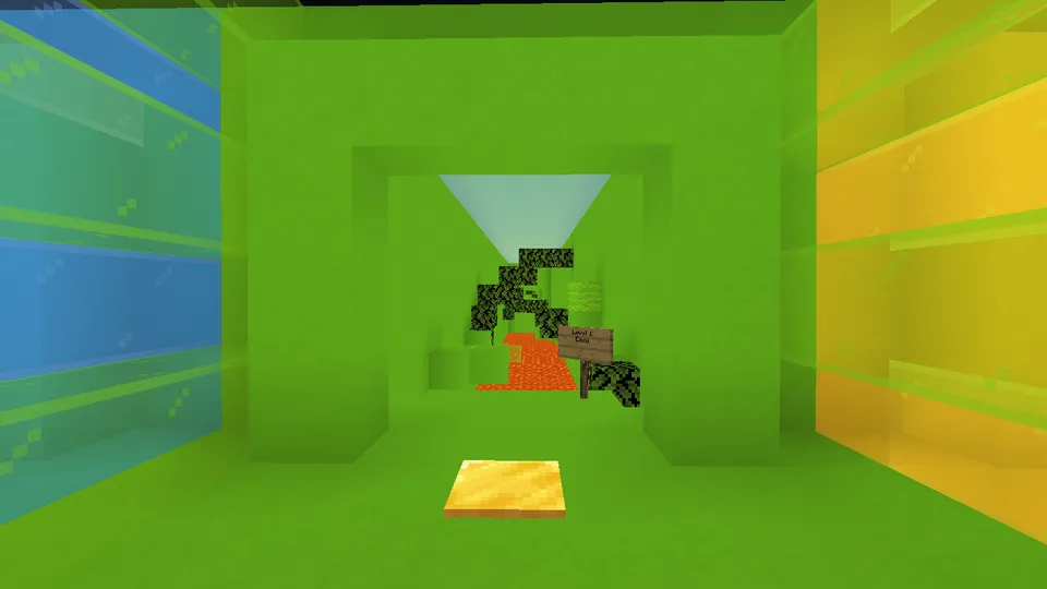 Rainbow Parkourcraft — Minecraft xarita, rasm 3