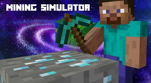 Dunyoning bosh konchisi bo'ling | Mining simulyator — Minecraft xarita, rasm 1