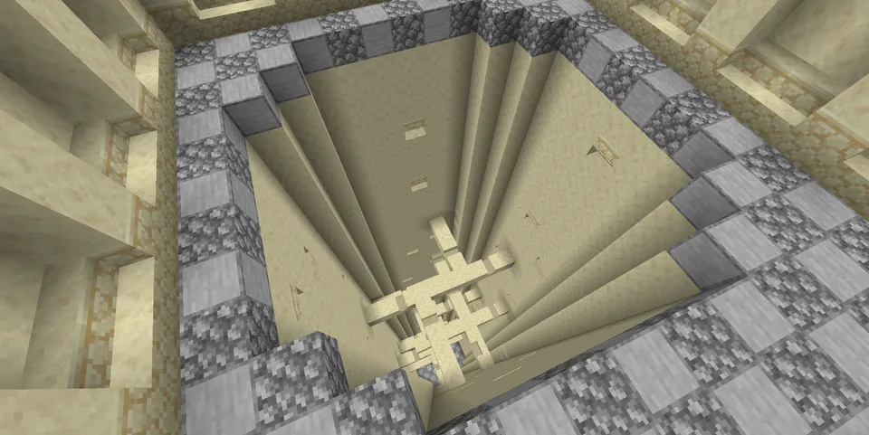 Find the button using parkour 2 — Minecraft xarita, rasm 6