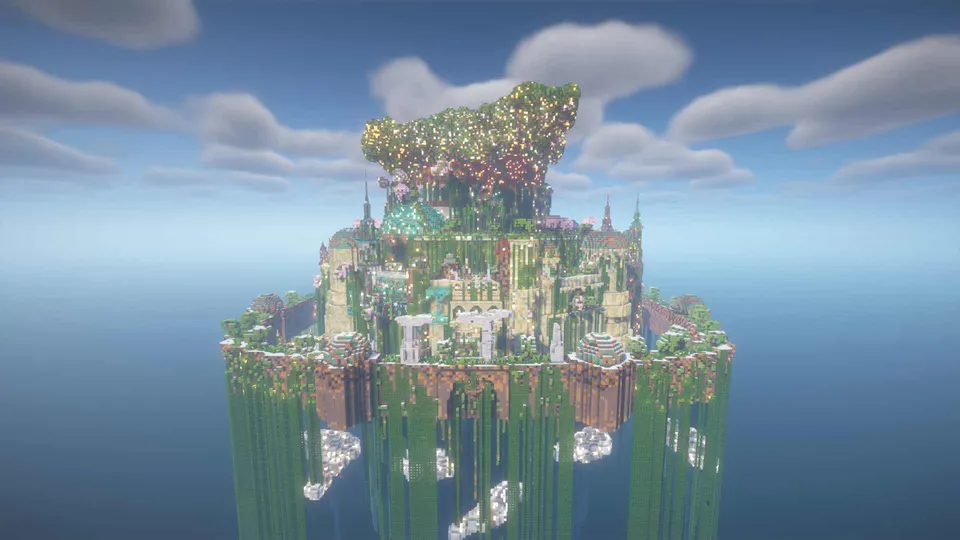 Laputa (castle in the sky) — Minecraft xarita, rasm 4