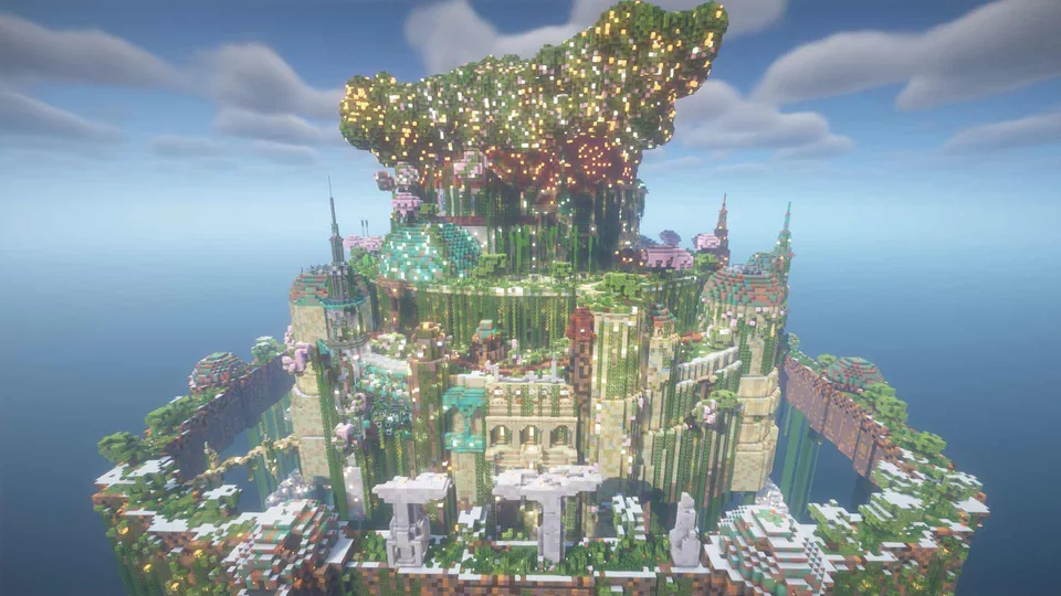 Laputa (castle in the sky) — Minecraft xarita, rasm 5