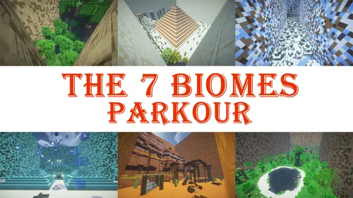 The 7 Biomes Parkour — Minecraft xarita, rasm 1