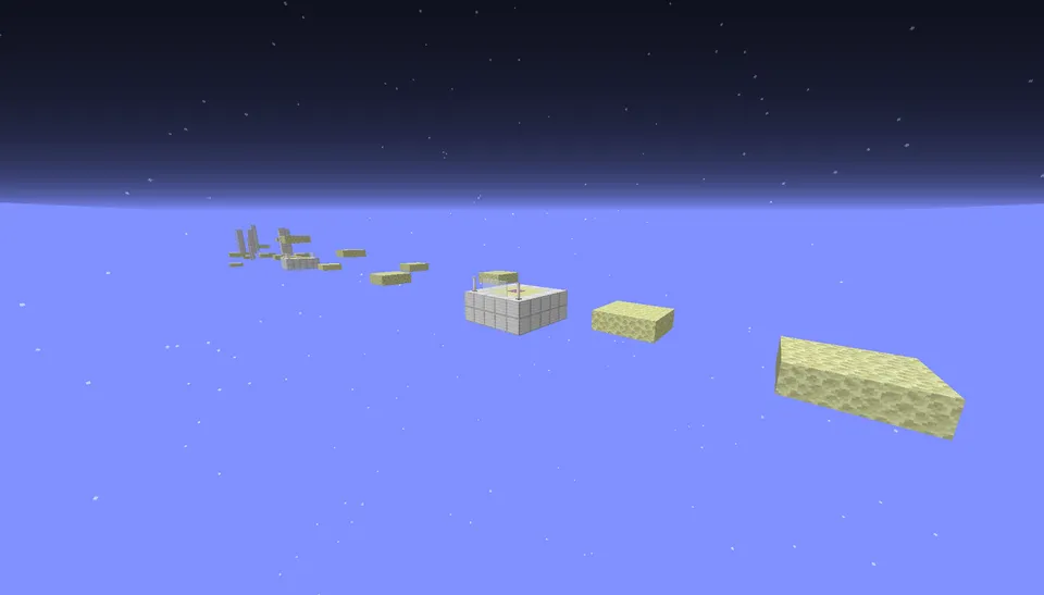 Kosmik parkur — Minecraft xarita, rasm 2
