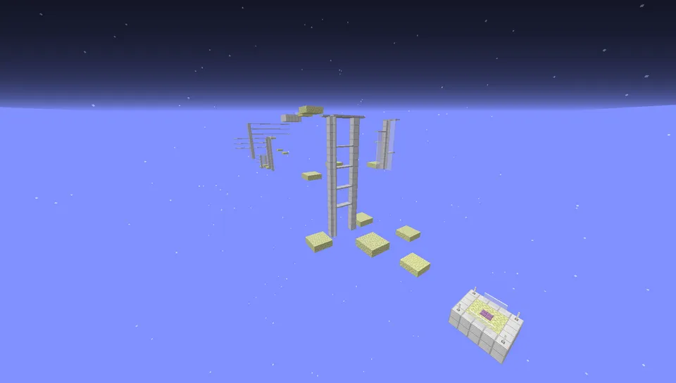 Kosmik parkur — Minecraft xarita, rasm 3