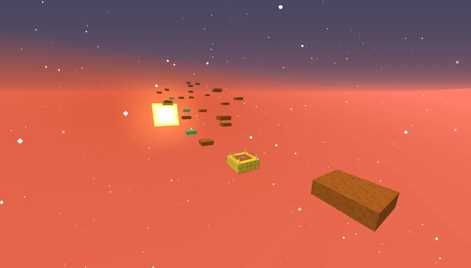Kosmik parkur — Minecraft xarita, rasm 4