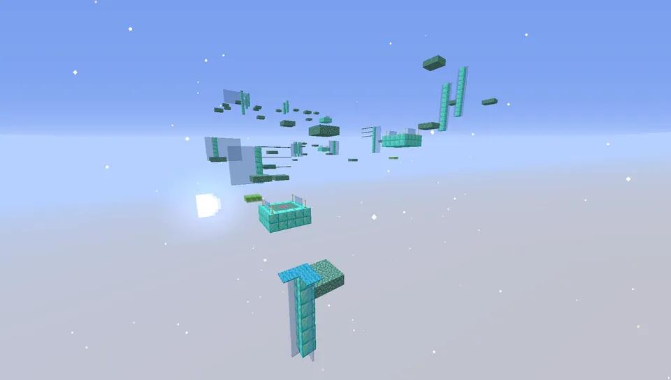 Kosmik parkur — Minecraft xarita, rasm 6