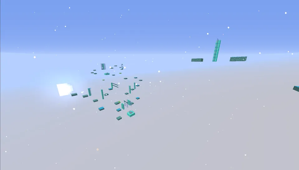 Kosmik parkur — Minecraft xarita, rasm 7