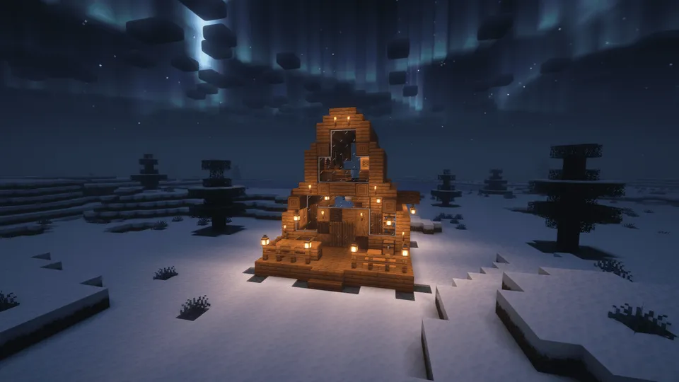 Taygadagi archa uy — Minecraft xarita, rasm 6