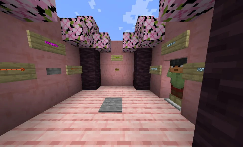 Lexusdan sakkizta sinov — Minecraft xarita, rasm 2